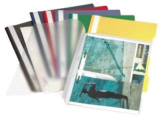Durable Snellechtmap A4 in zwart met beschrijfbaar etiket - 2