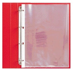 Showtas Quantore A4 PP 4-rings, open bovenzijde, 0.08 mm, glad