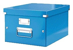 Opbergdoos Leitz WOW Click Store 281x200x370mm, blauw