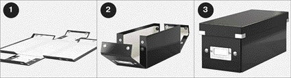 DVD-Box Leitz Click Store Zwart 190x135x320mm voor Dossiers - 2
