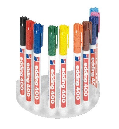 edding 400 Ronde viltstift 1mm assorti, water- en wrijfvast - 2
