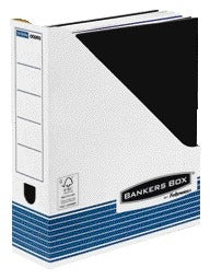 Tijdschriftcassette Bankers Box System A4 Wit Blauw - 2