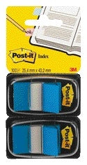 Post-it Indextabs 680 Duopack Blauw 25,4x43,2 mm - 2