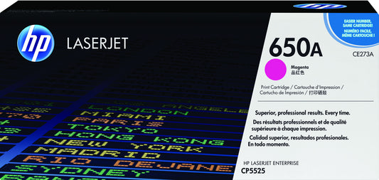 HP CE273A (650A) Rode Tonercartridge voor Hoge Capaciteit