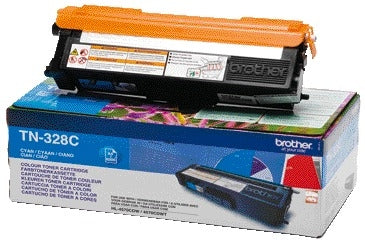 Brother TN-328C Blauw Toner voor Brother Printers