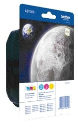 Brother LC-1000RBWBP 3-kleuren inktcartridge voor Brother printers