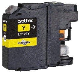 Brother LC-123Y Gele Inktcartridge voor Hoge Capaciteit - 2