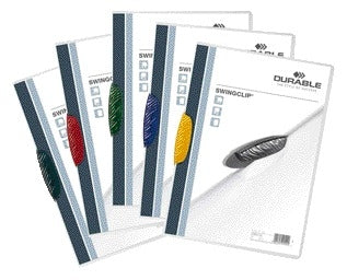 Durable Swingclip Klemmap A4 geel, milieuvriendelijk polypropyleen - 2