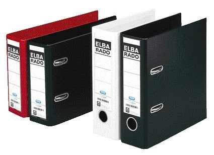 Ordner Elba Rado Plast A5 75mm PVC zwart - 2