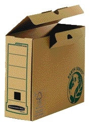 A4 Transfer archiefdoos Bankers Box Earth 100mm met vergrendelbare deksel - 2