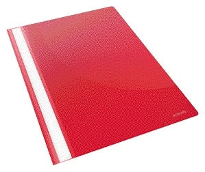 Vivida A4 PP Snelhechter Map Rood met Vlak Mechanisme