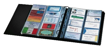 Sigel Visitekaartmap 400 Kaarten 90x58 mm Zwart - 2
