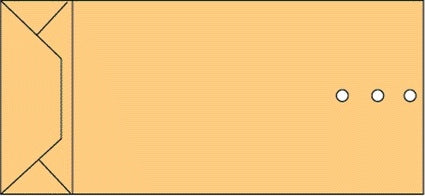 Monsterzak 100x245x40 mm, 120 g/m² Bruin Kraftpapier