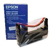 Origineel nylon printlint voor Epson ERC38, zwart/rood