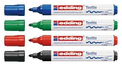 Edding 4500 Textielstift rond 2-3mm, groen - 2