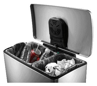 EKO E-Cube Pedaalemmer RVS 18+28L met geurfilter - 2