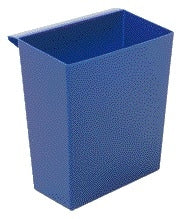 Inzetbak voor Vierkante Tapse Papierbakken Blauw
