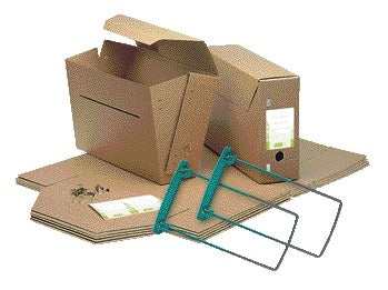 Gemeentearchiefdoos Folio 370x265x115mm, 850g Kraftkarton