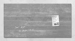Sigel Magnetisch Glas-Magneetbord 910x460mm Beton - 3