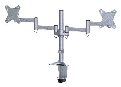 Monitorarm NeoMounts D1330D voor 10-27 inch Schermen, Klem Zilver - 3