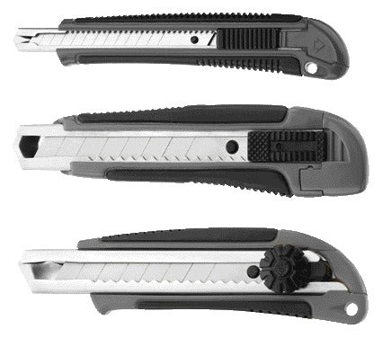 Westcott Snijmes 18mm Schuifbaar Kunststof Houder Grijs/Zwart - 2