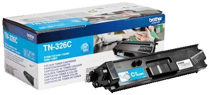 Toner Brother TN-326C Blauw - 3500 Pagina’s, Origineel voor Brother printers