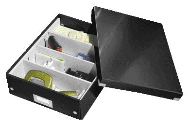 Opbergdoos Leitz WOW, A4, 281x200x370mm, zwart