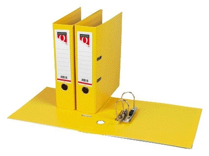 Quantore A4 80mm Gele PP Hefboordner