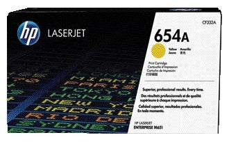 HP CF332A 654A Gele Tonercartridge