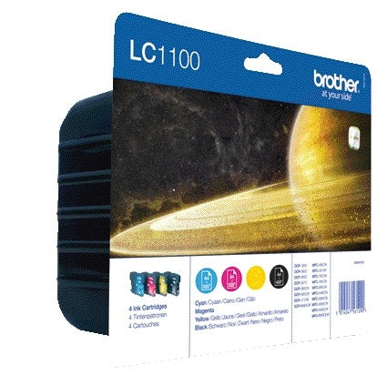 Brother LC-1100VALBP Zwart + 3 Kleuren Multi-Color Inktcartridge