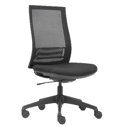 Bureaustoel Euroseats Canillo 002 zwart, synchroonmechaniek en 2-locking - 2