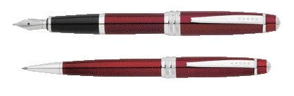 Cross Bailey Balpen Rood met gegraveerde details - 2
