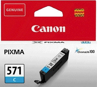Inktcartridge Canon CLI-571 Blauw - 2