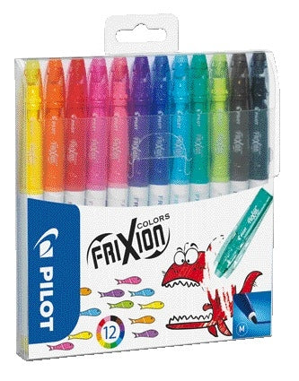 Pilot FriXion Colors M Uitgumbare Viltstiften 6 Stuks