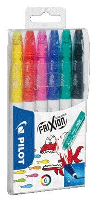 Pilot FriXion Colors M Assorti, Uitgumbare Viltstiften