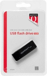 Quantore USB-stick 32GB USB 2.0 Zwart, High Speed - 2