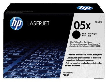 HP CE505X 05X Zwart Originele Tonercartridge voor Hoge Afdrukcapaciteit