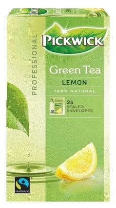Pickwick Fairtrade Groene Thee met Citroen 25x1,5g - 2