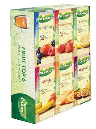 Pickwick Fruit Theemultipack 6x25 Zakjes met 6 Smaken