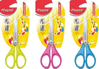 Kinderschaar Maped Essentials 13cm met afgeronde punten en cm-verdeling
