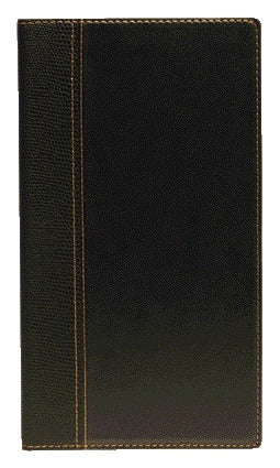 Betaalmap Securit 23x13 cm PU leer zwart - 2