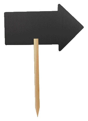 Krijtbord Securit Pijl 44x27cm met Pin en Marker