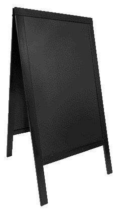 Zwart Houten Securit stoepbord 70x125cm