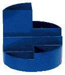 Maul ROUNDBOX bureaustandaard 12,5 cm blauw