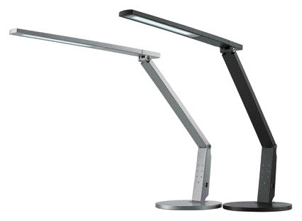 Bureaulamp Hansa LED Vario Plus zilver met USB en dimmer - 4