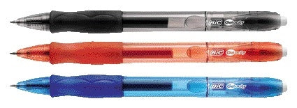 Bic Gelocity M Zwart, navulbare gelpen met rubberen grip - 2