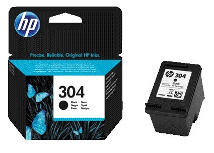 HP N9K06AE 304 Zwart Inktcartridge, geschikt voor diverse HP printers