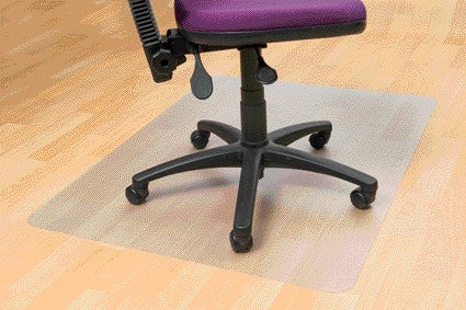 PVC Stoelmat voor Harde Vloeren 90x120cm