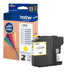 Brother LC-223Y Gele Inktcartridge voor Hoge Capaciteit