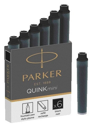 Inktpatroon Parker Quink mini voor Parker Esprit zwart